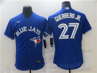 Toronto Blue Jays #27 Vladimir Guerrero Jr. Blue 2020 flex Base Jersey