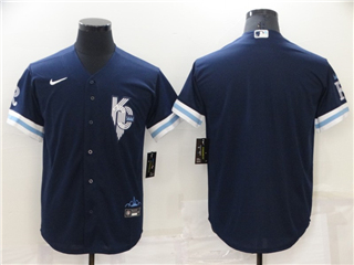 Kansas City Royals 2022 Navy City Connect Cool Base Team Jersey