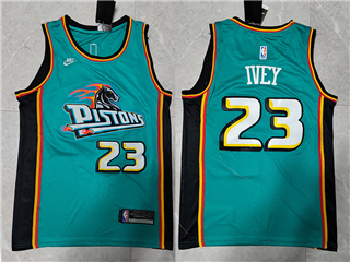 Detroit Pistons #23 Jaden Ivey 2022-23 Teal Classic Edition Swingman Jersey