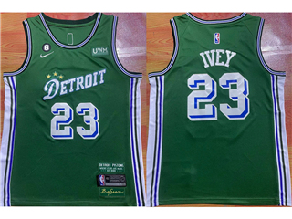 Detroit Pistons #23 Jaden Ivey 2022-23 Green City Edition Swingman Jersey