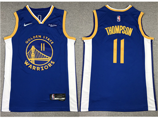 Golden State Warriors #11 Klay Thompson 2019/20 Blue Swingman Jersey