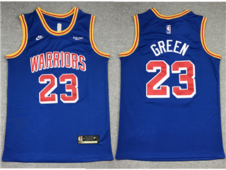 Golden State Warriors #23 Draymond Green 2021-22 Blue Classic Edition Swingman Jersey