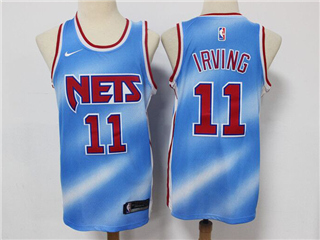 Brooklyn Nets #11 Kyrie Irving 2020-21 Light Blue Classic Edition Swingman Jersey