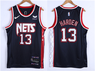 Brooklyn Nets #13 James Harden 2021-22 Navy City Edition Swingman Jersey