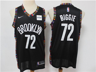 Brooklyn Nets #72 Biggie Black City Edition Swingman Jersey