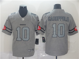 San Francisco 49ers #10 Jimmy Garoppolo 2019 Gray Gridiron Gray Limited Jersey