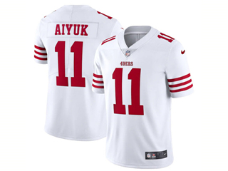 San Francisco 49ers #11 Brandon Aiyuk White Vapor Untouchable Limited Jersey