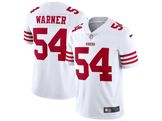 San Francisco 49ers #54 Fred Warner 2022 White Vapor Limited Jersey