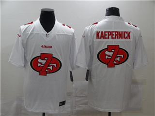 San Francisco 49ers #7 Colin Kaepernick White Shadow Logo Limited Jersey