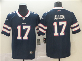 Buffalo Bills #17 Josh Allen Navy Inverted Limited Jersey