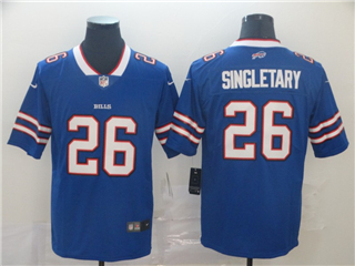 Buffalo Bills #26 Devin Singletary Blue Vapor Limited Jersey