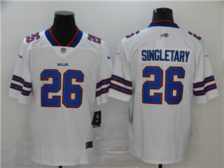 Buffalo Bills #26 Devin Singletary White Vapor Limited Jersey