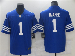 Indianapolis Colts #1 Pat McAfee Blue Alternate Vapor Limited Jersey