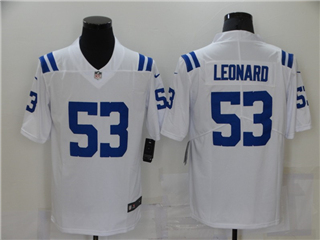 Indianapolis Colts #53 Darius Leonard White Vapor Limited Jersey