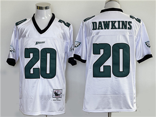 Philadelphia Eagles #20 Brian Dawkins 1996 Throwback White Jersey