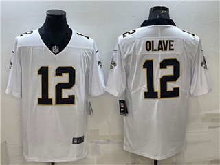 New Orleans Saints #12 Chris Olave White Vapor Limited Jersey