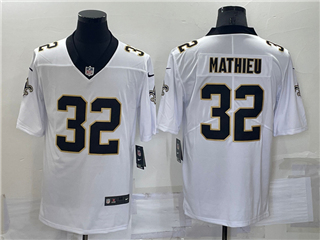 New Orleans Saints #32 Tyrann Mathieu White Vapor Limited Jersey