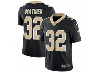 New Orleans Saints #32 Tyrann Mathieu Youth Black Vapor Limited Jersey