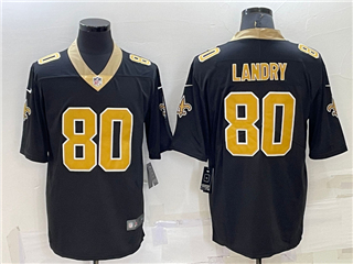 New Orleans Saints #80 Jarvis Landry Black Vapor Limited Jersey