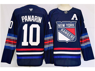 New York Rangers #10 Artemi Panarin 2024 Navy Alternate Jersey