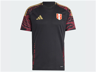 Peru 2024 Away Black Soccer Team Jersey