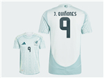 Mexico 2024 Away Light Gray Soccer Jersey with #9 J.QUINONES Printing