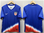 USA 2024 Away Blue Soccer Team Jersey