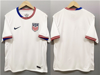 USA 2024 Home White Soccer Team Jersey